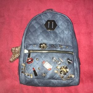 BLUE ALDO MINI BOOK BAG!